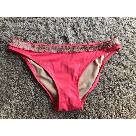 VICTORIA'S SECRET 34C/36B Swim Suit BIKINI TOP JEWEL & Black BOTTOMS Sz M V24 - Picture 15 of 16